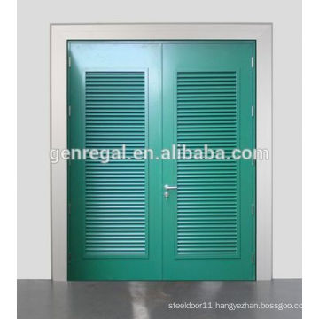 RAL Color Glavanized louver Steel metal Door